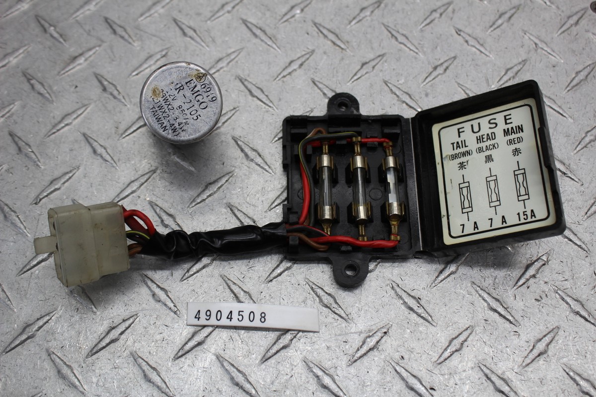 1976 HONDA CJ360T TURN SIGNAL BLINKER RELAY & FUSE BOX RELAY 321W1