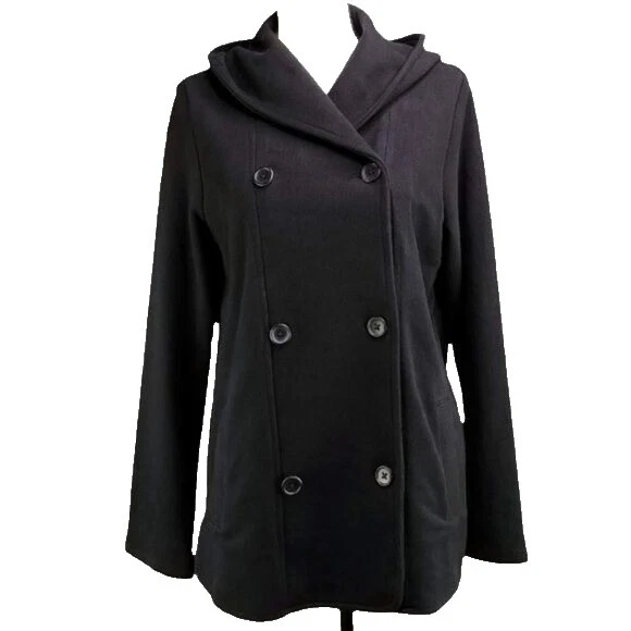 James Perse Pea Coat Solid Coats, Jackets & Vests for Women