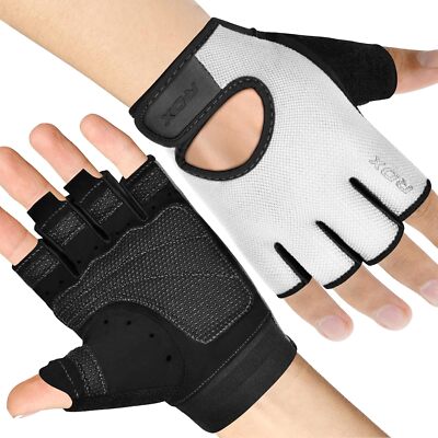 Weight Lifting Gym Gloves by RDX Anti Slip Padded Workout Gloves for Men Women