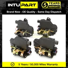 IntuPart 4x Door Lock Actuators Front Rear Fits VW Golf Beetle Passat Seat Leon