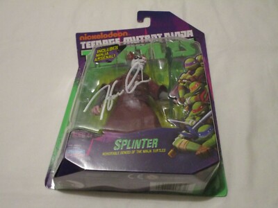 Playmates Toys Teenage Mutant Ninja Turtles TMNT Splinter Signed by Hoon Lee