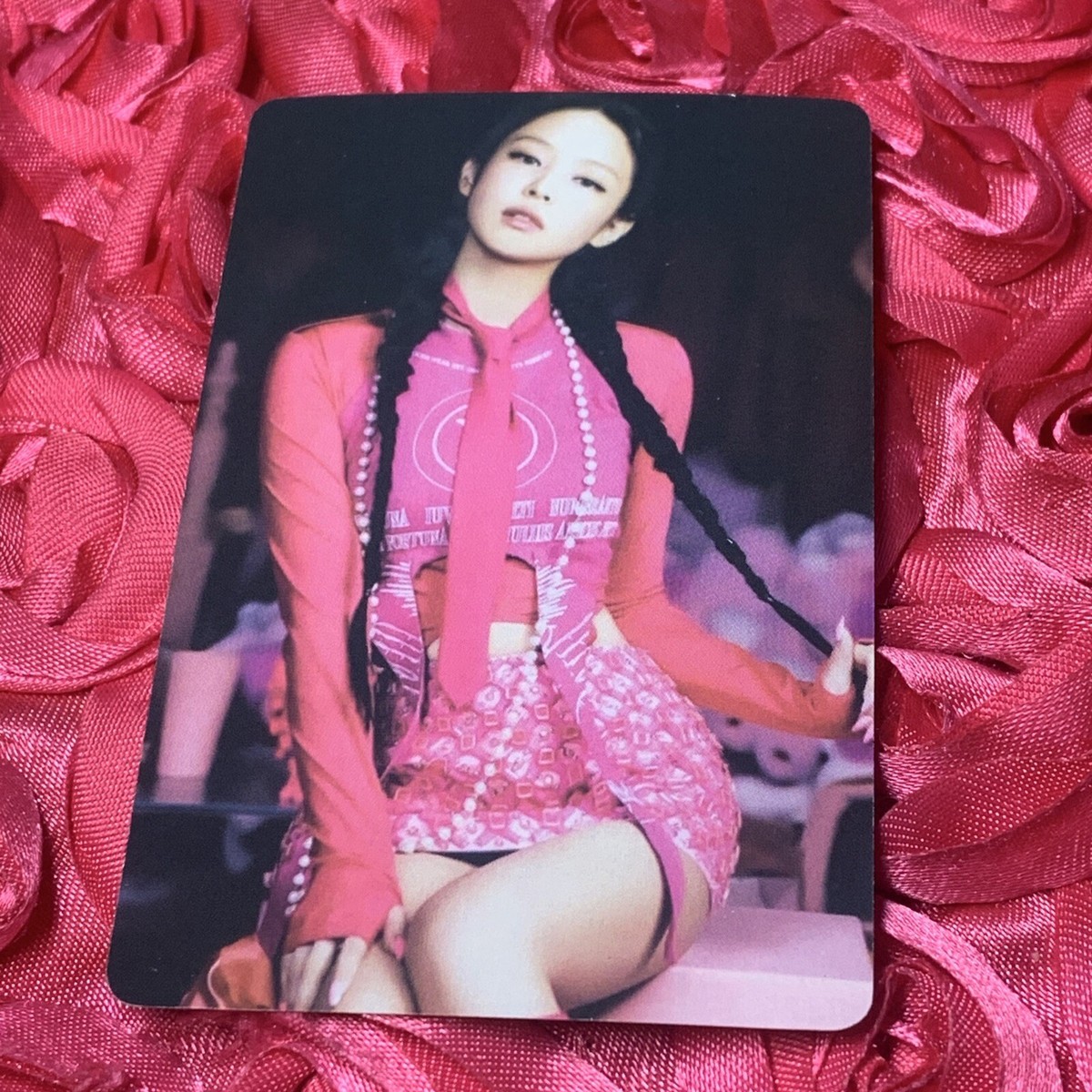 Jennie Blackpink Born Pink Shutdown Edition Photocard, Fan Art