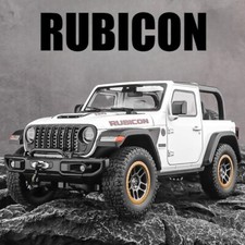 ✅Voiture de collection 1/18 Jeep Wrangler Rubicon Scale Diecast Model 1:18