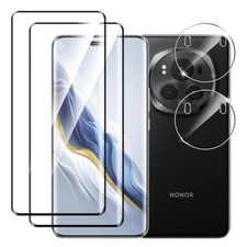 For Honor Magic 6 Pro 3D Curved Tempered Glass Screen Protector Camera Protector