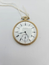 1922 ELGIN Dictator USA 15j 12 Size Pocket Watch Grade 315 14K G.F. Serviced