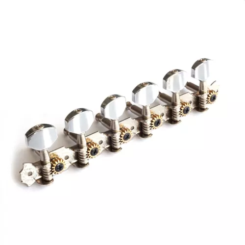 6 In Line Strip Tuners Vintage Open Gear Machine Heads Guitar Anatomy