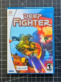 Dreamcast Deep Fighter Your Choice of Custom Case NO Game or Manual
