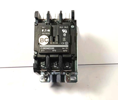 Eaton  C25DND330 Definite Purpose Contactors 3Pole  30A 24Vac Coil