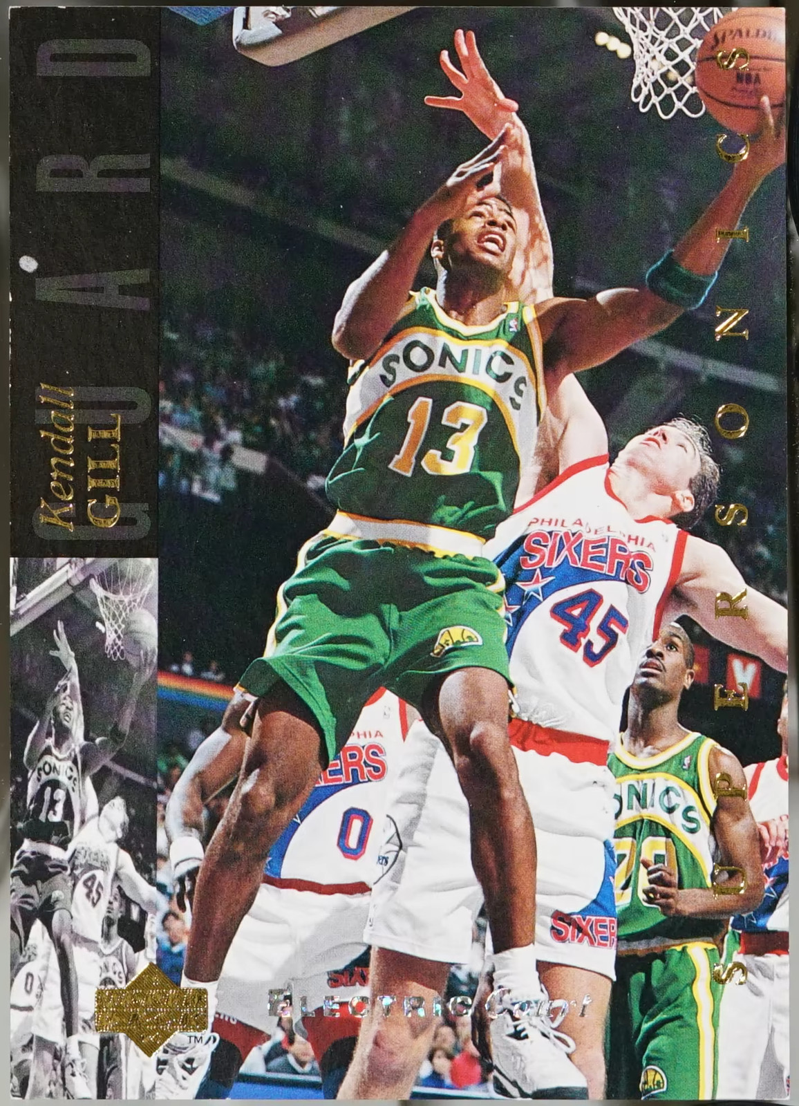 1993-94 Upper Deck Special Edition - Electric Court Basketball Kendall Gill # EX