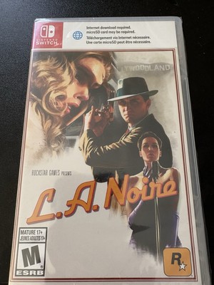 L A Noire -  Nintendo Switch  NEW