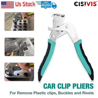 Car Clip Removal Pliers Auto Trim Door Panel Fastener Remover Lever Tool Durable