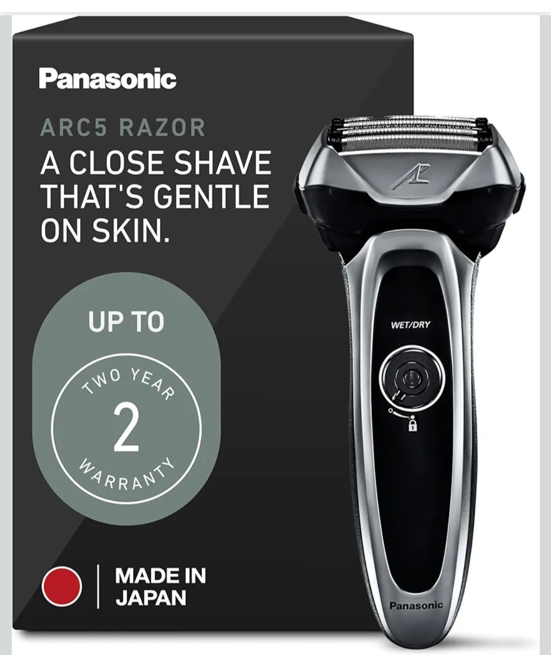 Panasonic LV65S Arc5 Men's 5-Blade Cordless Electric Razor W