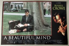 fotobusta - A Beautiful Mind 2001 — regia di Ron Howard - Russell Crowe d