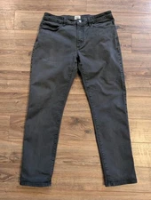 Flint and Tinder 365 Slim Fit 5-Pocket Pants Mens Washed Charcoal Chinos - 32x28