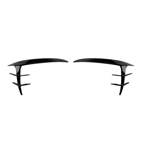 Car Front Bumper Side Air Vent Trim For Audi A5 S5 F5 Sline 2017-2020 2019 Black - Picture 4 of 9