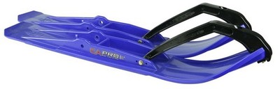 C&A Pro RZ Performance Trail Snowmobile Ski Set Blue