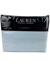 Ralph Lauren Spencer Matelass King Sham Soft Teal Blue Quilted 20 x 36 135