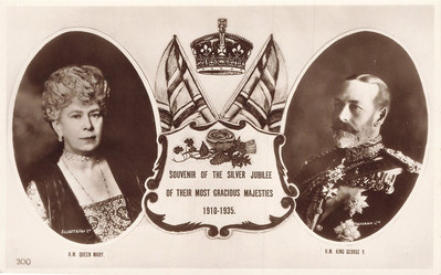 390459) AK Adel - 25 jähriges Thronjubiläum König Georg V. von Großbritanien 