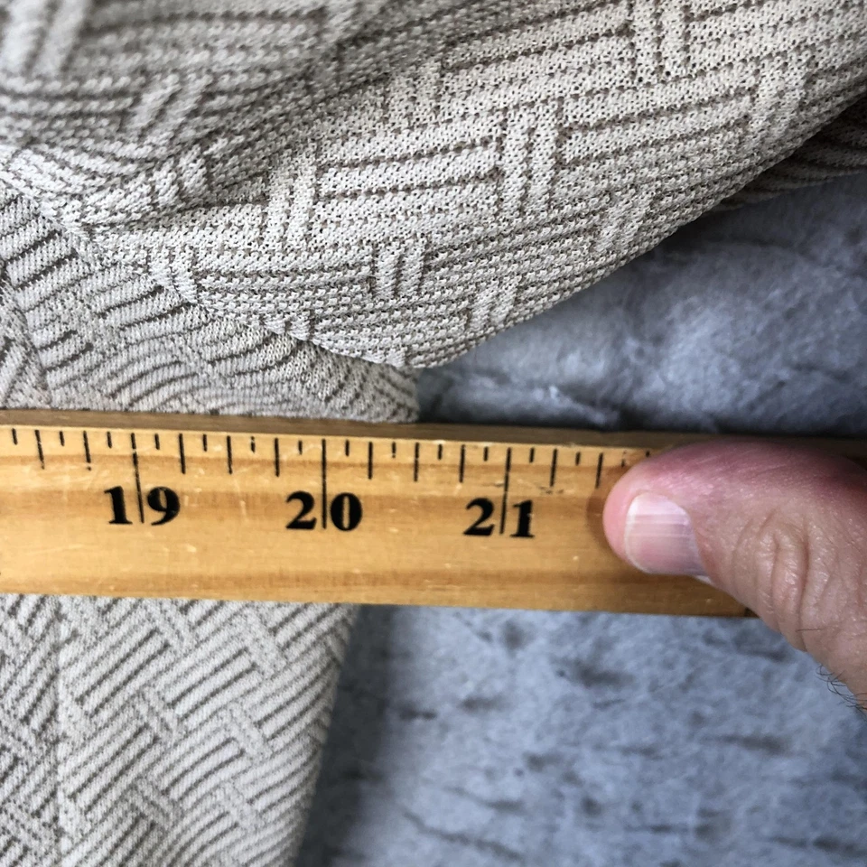 Blazer vintage Oleg Cassini para hombre 40R beige texturizado gamuza occidental yugo EE. UU. AÑOS 70 Foto 3 de 4