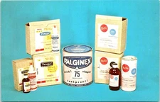 Perfex, Palginex, Ora-Tone DENTAL Products, NY, ADVERTISING Chrome Postcard