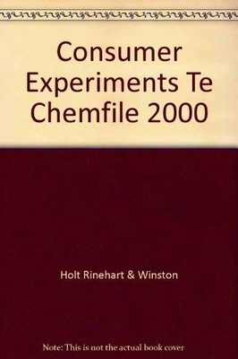 Consumer Experiments Te Chemfile 2000