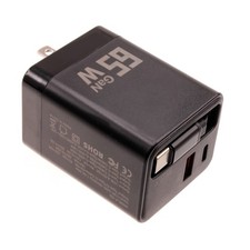 65W PD Home Charger Fast Type-C 2ft Retractable Cable USB-C for Smart Phones