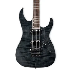 ESP LTD M-200FM Electric Guitar, Roasted Jatoba Fingerboard, See Thru Black