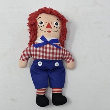 Knickerbocker VINTAGE RAGGEDY ANDY 7" Plush Stuffed Animal Doll Toy