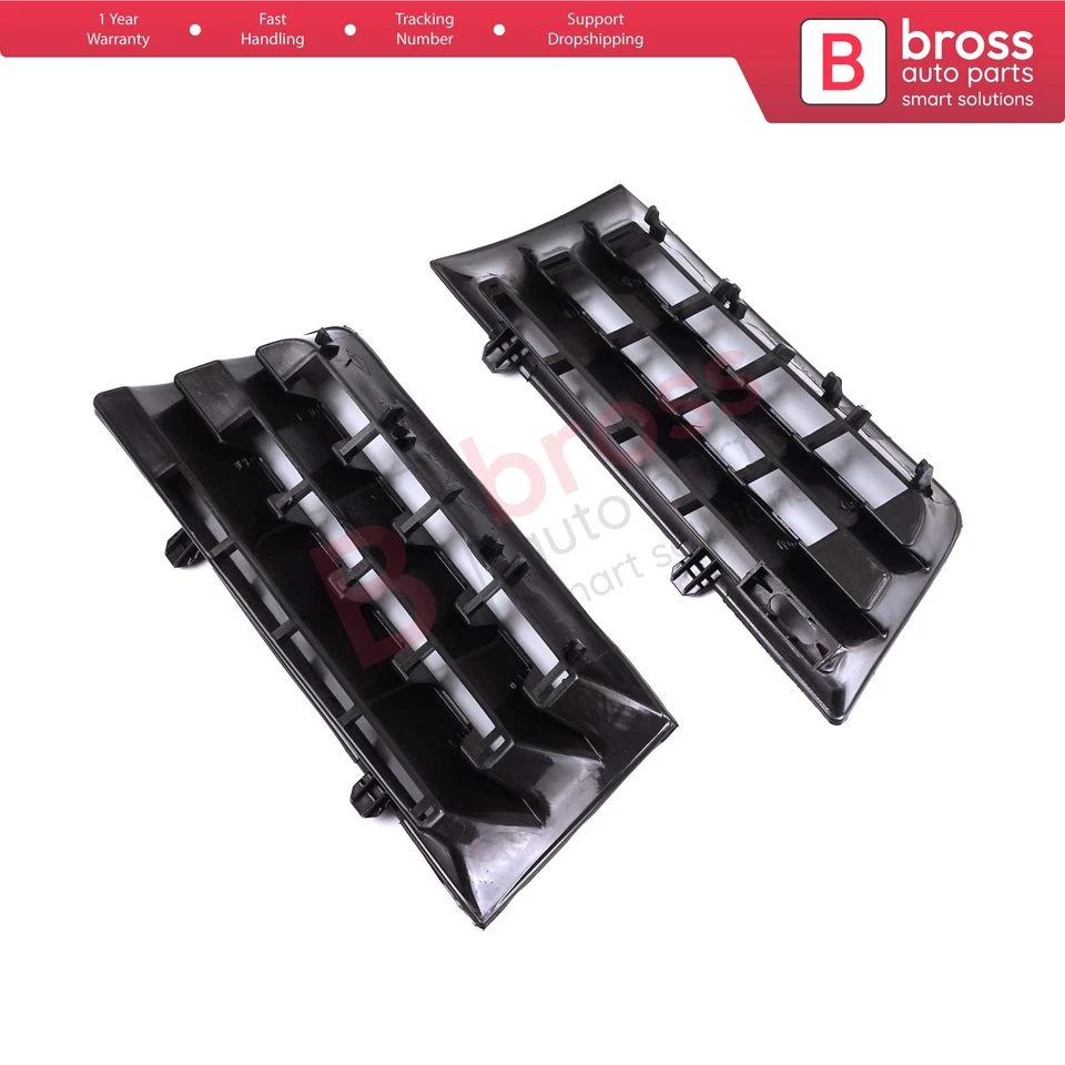 Panel de rejilla de ventilación de aire del parachoques delantero izquierdo derecho para Renault Megane MK2 2002-2006 Foto 2 de 4