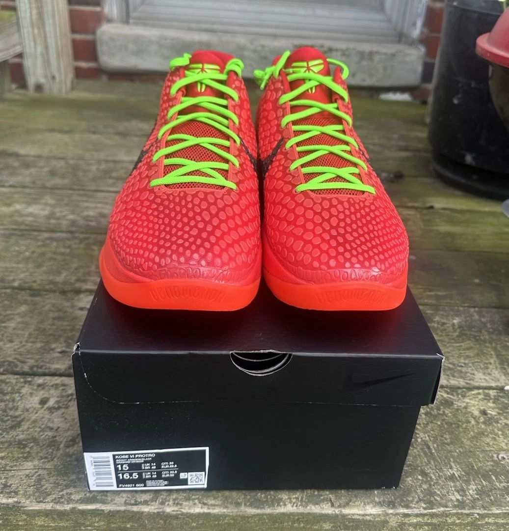 Las mejores ofertas en Nike Kobe 6 Protro Low Reverse Grinch | eBay