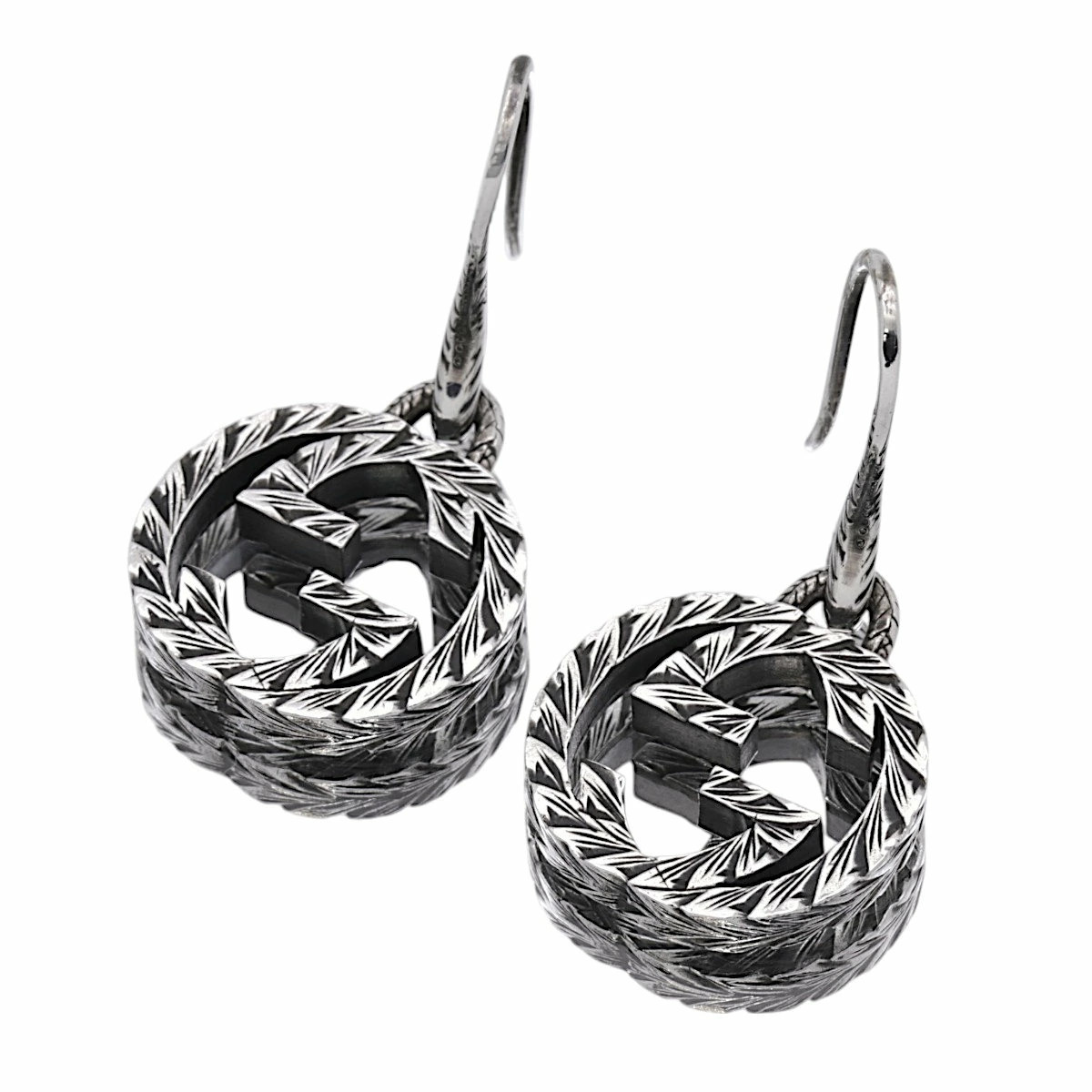 Gift Quality Gucci Interlocking G Arabesque Earri… - image 4