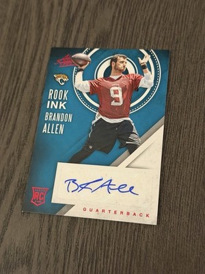 2016 Panini Absolute Rook Ink Red Foil Autographs 2 BRANDON ALLEN Auto Rookie RC