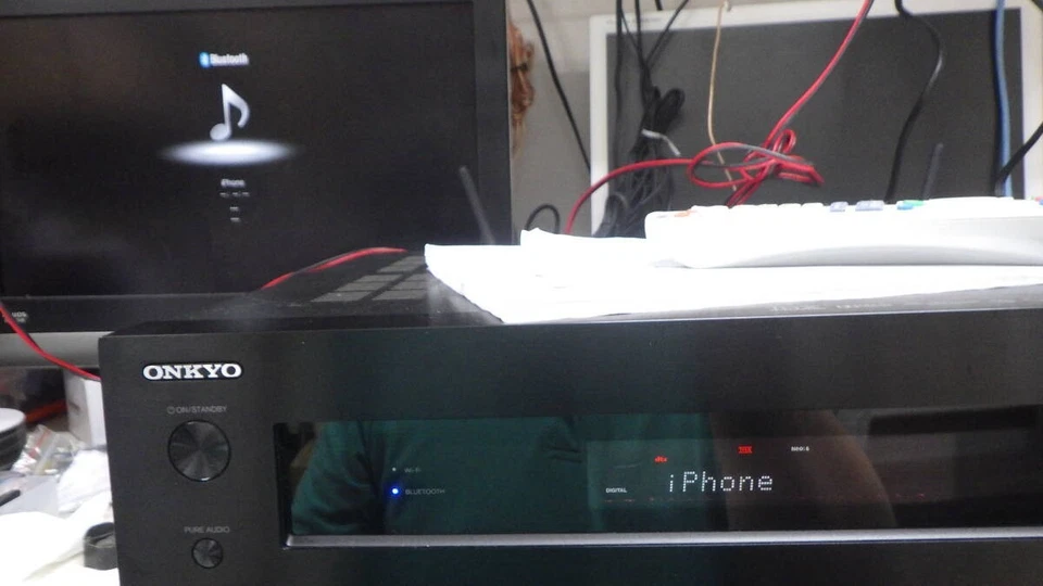 ONKYO TX-NR838 AV RECEIVER 7.1ch 4K/60p DSD HDMI Bluetooth AC100V 50/60Hz 620W - Image 4 of 4