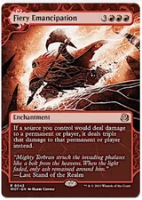 Fiery Emancipation Wilds of Eldraine: Enchanting Tales Regular NM/M