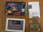 Gradius III 3 (Super Nintendo SNES) Game Box And Inserts