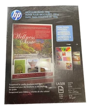 HP Color Laser Brochure Paper 40lb Q6543A 150 sheets/Pack 150g