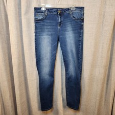 KUT From The Kloth Women's Skinny Jeans Women's 16S Blue Denim Medium Wash