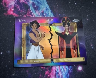 2026 Topps Disney Neon Aladdin & Jafar 25/25 - FFR-16 - Bookend