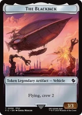 The Blackjack/The Monarch 2-Sided 8&11 MTG FIC Token NP