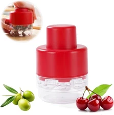 7-IN-1 Large Cherry Pitter Tool - Portable Cherry Corer Pitter