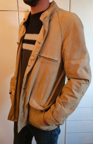 Mens Vintage Mabrun Genuine Suede Jacket image 2