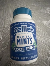 Zellie's | 100% Xylitol Sugar Free Cool Mint Breath Mints | Non-GMO Low-Calor...