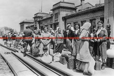 F020073 Forced laborers from Ukraine before departure to Germany Railway station