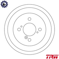 2x BRAKE DRUM DB4476 FOR SUZUKI SWIFT/MK/V/IV/III D13AAAD13A 1.2L K12B 1.2L