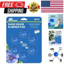 Shoe Deodorizer Balls Sneaker Deodorizers Balls Odor Eliminating for Shoes 6 ...