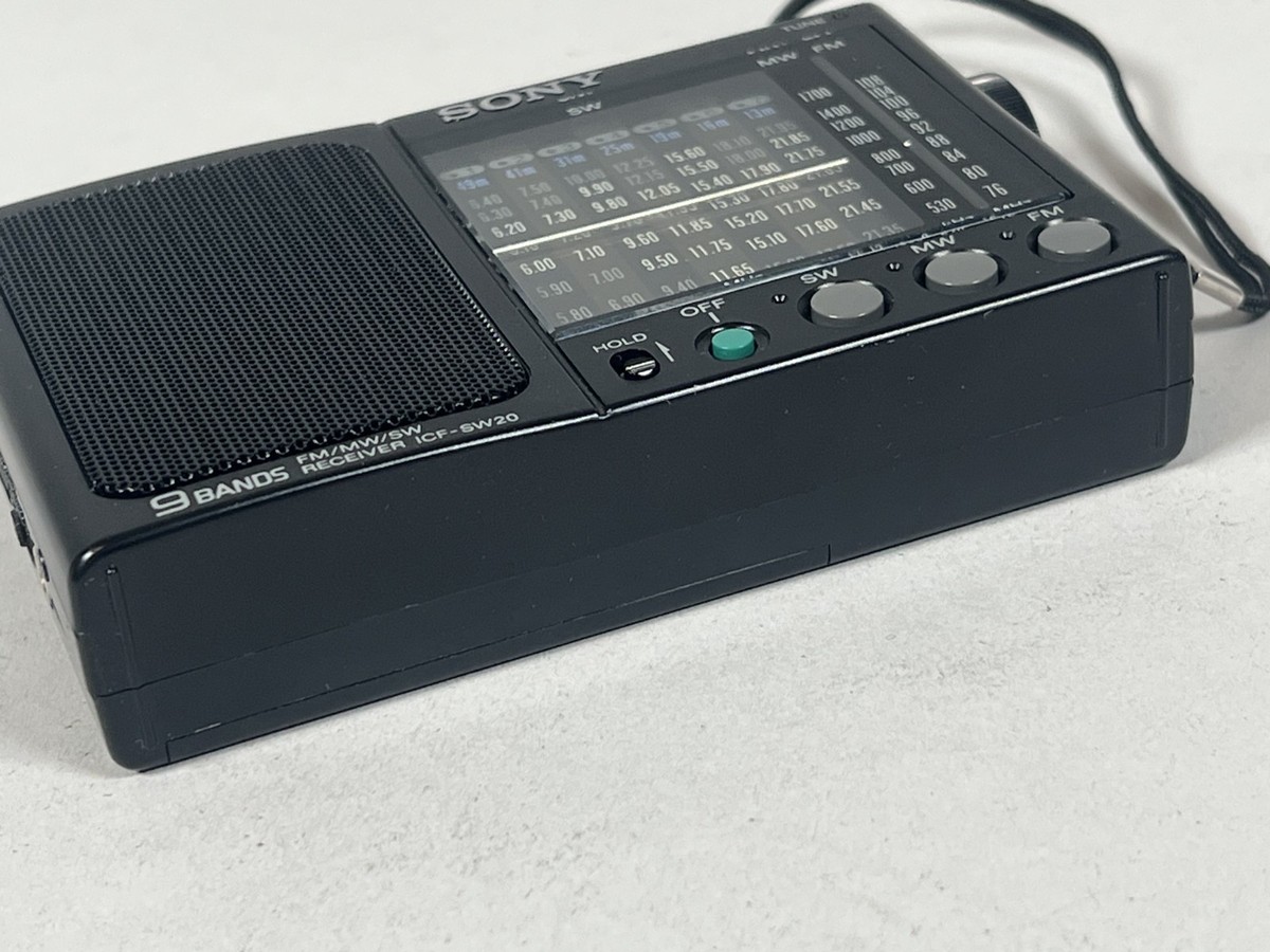 SONY 短波　ラジオ　ICF-SW20 SONY ICF-SW20 Shortwave Radios Black Good for sale online | eBay