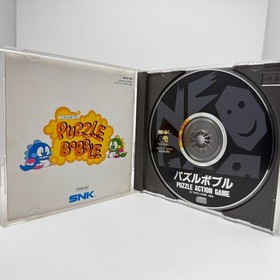 Puzzle Bobble Neo Geo CD CIB Japan Import Retro with Obi Case Disc Manual