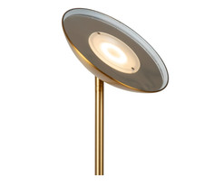 Floor Lamp Uplighter B&Q Lucide Zenith LED Matt Gold Dimmer RRP£109 OPEN BOX