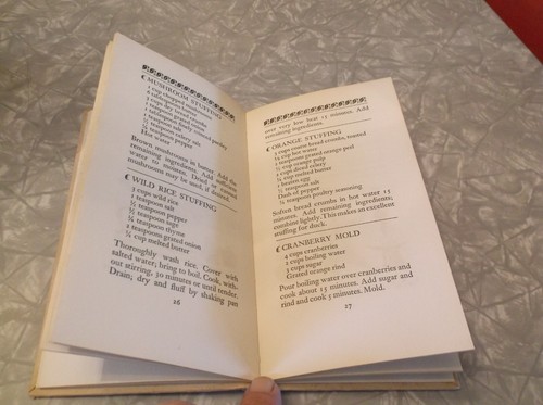 1950's The Holiday Cook Book Hardcover - Picture 10 of 12