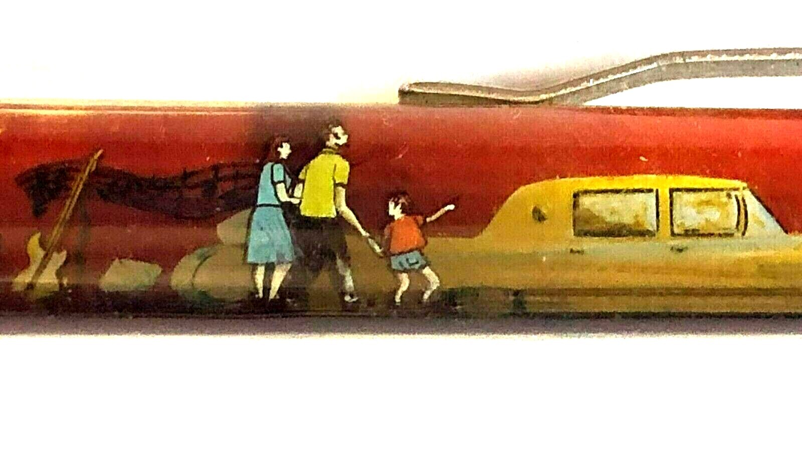 Country Music Hall of Fame Floaty Pen Moving Tourists looking Elvis Cadillac Vtg